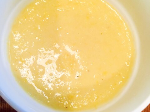 幼児食☆豆乳でコーンスープ
